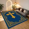 Golden Cross Living Room Nonslip Area Rug Soft Carpet For Bedroom Game Playroom Sofa Office Home Decor Doormat Christmas Gift C926717