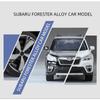 1/30 Subaru Forester SUV Alloy Muscle Car Model Sound and Light Pull Back Children's Toy Collectibles Birthday Gift