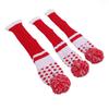 3PCS Stripes Knitted Club Head Covers 3 Piece Set 1 3 5 Headcovers with Pom Pom Decoration Snug Fit Red