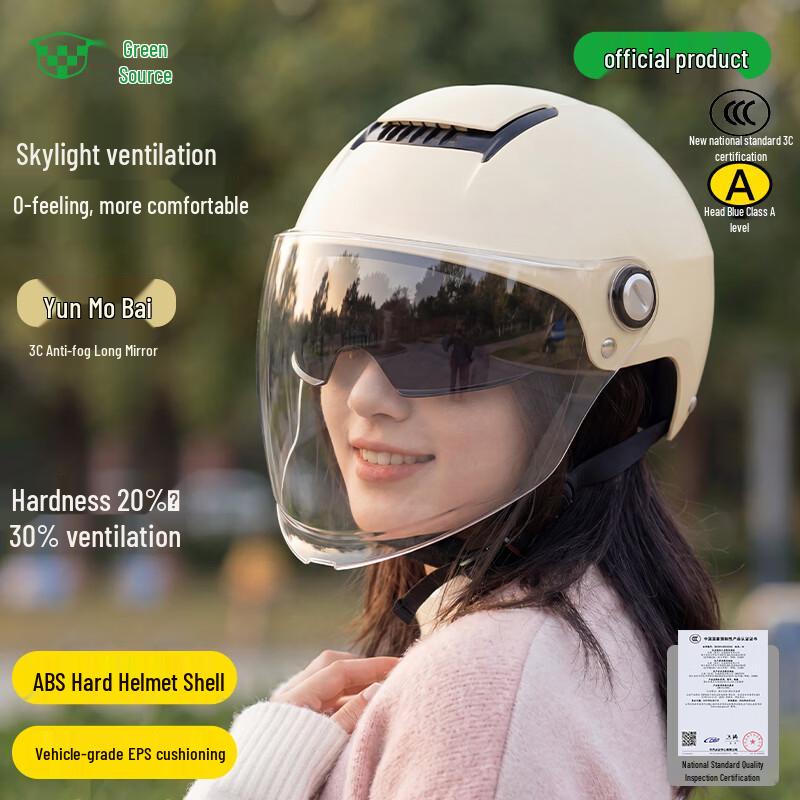 Luyuan Lightweight Electric Scooter Half Helmet Adjustable (57-61cm)