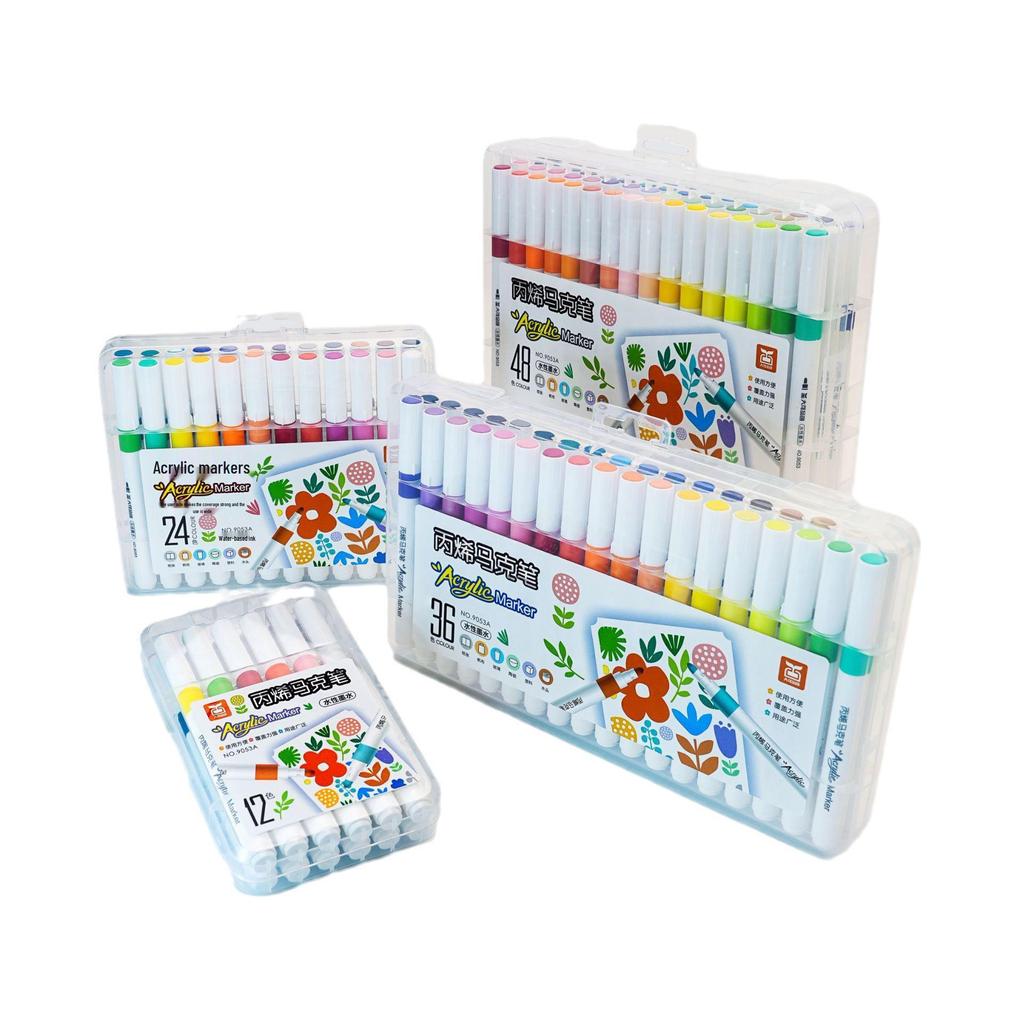 Soft Tip Water-Based Colored Markers for Manga & Highlighting - Student Model