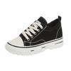 Platform Canvas Shoes Women's 2025 New Spring and Summer Breathable Student Versatile Explosive Muffin Sports and Leisure Board Shoes