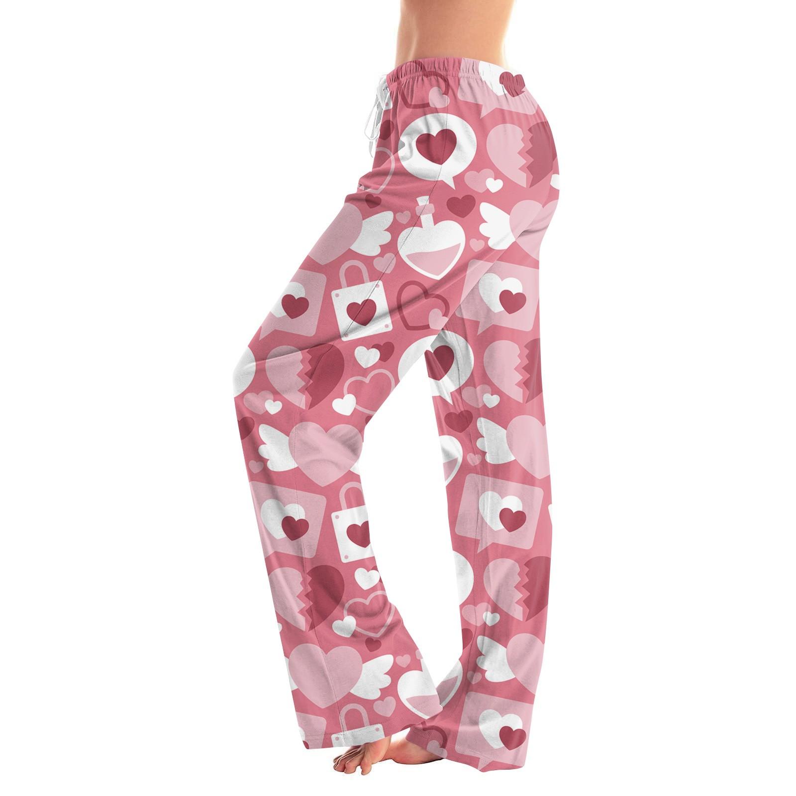 

Женские пижамные штаны, одежда для сна, повседневные брюки с эластичной резинкой на талии, удобные прямые свободные брюки для йоги S циан