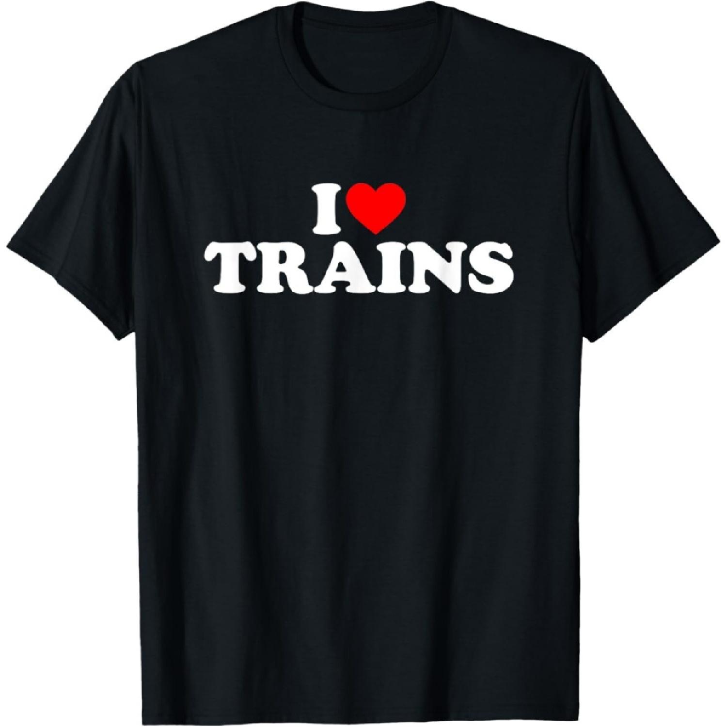 I Love Trains T-Shirt S