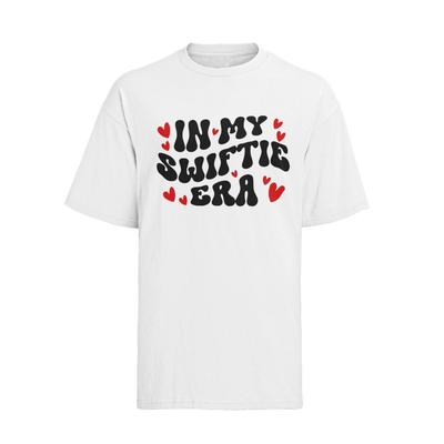 T-shirt Oversize in Cotone Biologico da Donna Swiftie per Fan Musica Concerto Pop