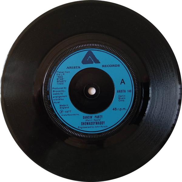 

7-дюймовая пластинка SHOWADDYWADDY Dancin Party ARISTA149 Arista 1977 UK Rock Б/у