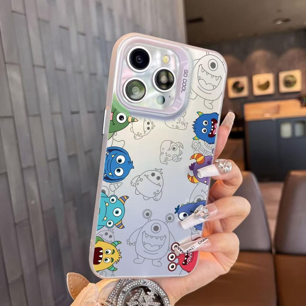 The little monster tide brand is suitable for Apple 15promax mobile phone case iPhone14/13/12mini protective case 16.