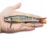Wobbler Pike Zander Jointed F144 Gold-Silver