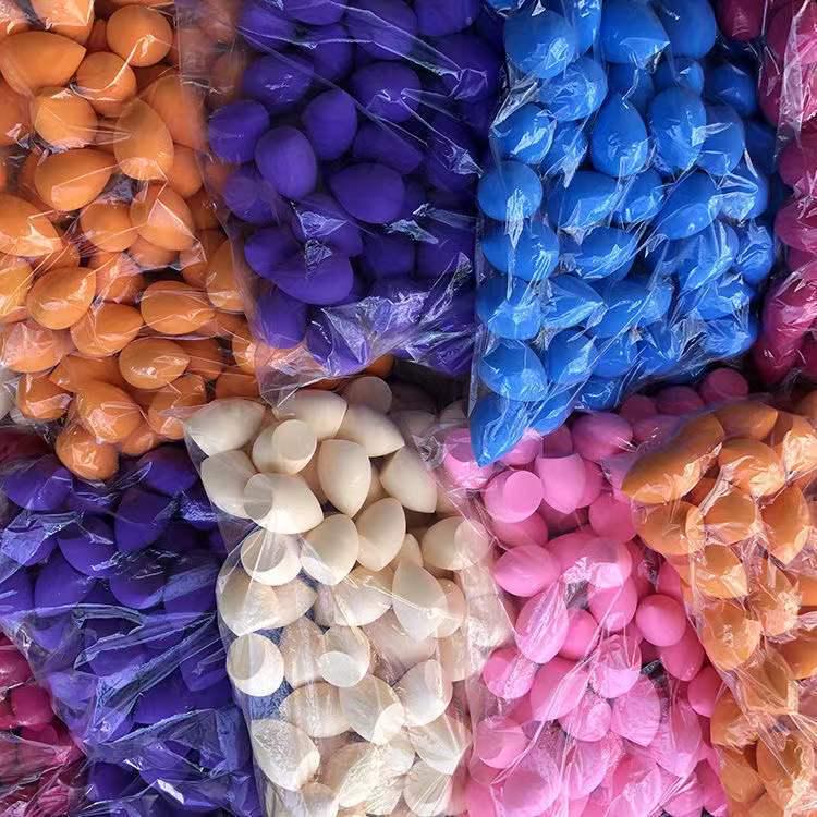 Clearance: 100 B-Grade Beauty Sponges - Super Soft, Minimal Absorption, Makeup Puff Tools
