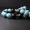 COLANCOLAN FORCE 4 Turquoise Size Negative Bracelet, Blue, M-L, Ions, Relaxation.