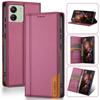 Magnetic Flip Leather Wallet Case for Redmi 15C 14C 13C 12C 11A 4G with RFID Blocking Feature - Card Holder Function