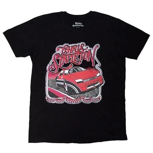 Rock Off officially licensed products Chris Stapleton Car T Shirt Size XL Black 2XL