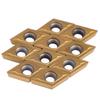 10pcs CNC Carbide Tips Inserts Blade Cutter Lathe Turning Tool With Box