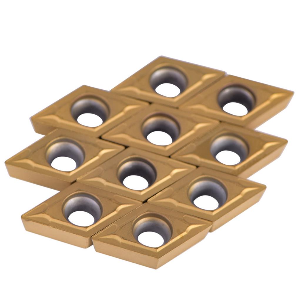 10pcs CNC Carbide Tips Inserts Blade Cutter Lathe Turning Tool With Box