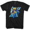 Mega Man X und Zero Schwarz Erwachsenen T-Shirt Herren Damen T-Shirts Top