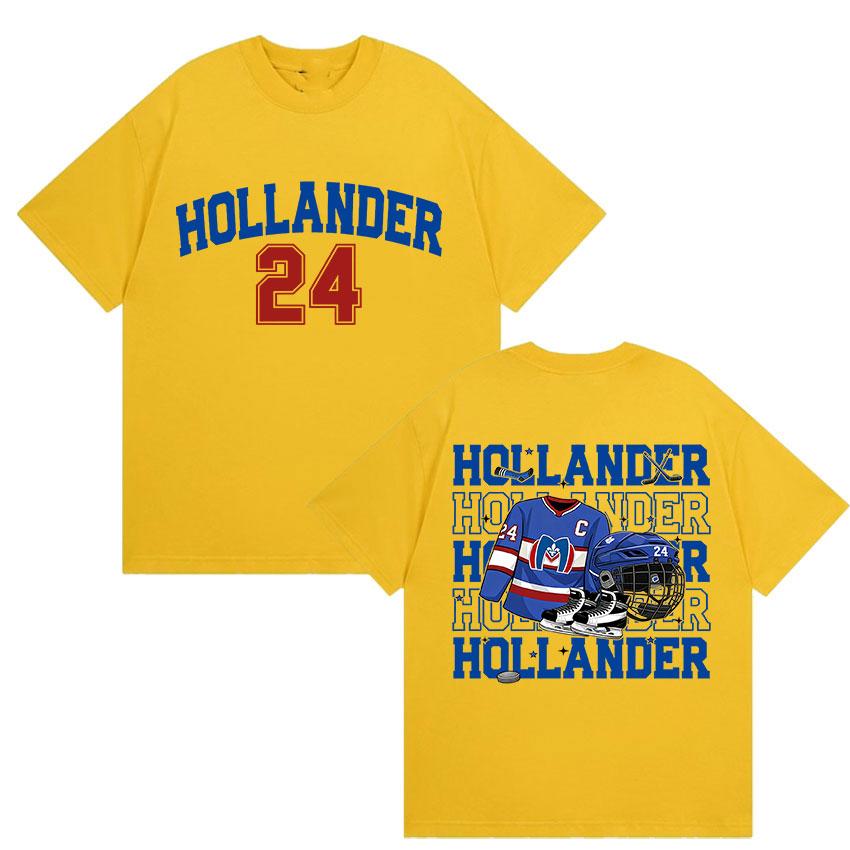 heated rivalry 100cotton mens shirt jersey Commemorative Tshirt Summer Shane Hollander 24 Short Sleeve Unisex Streetwear Shirt