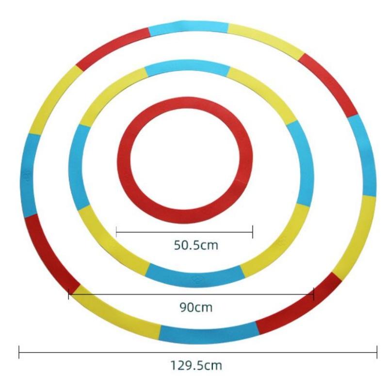 Colorful Rubber Golf Putting Practice Target Circle