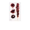 Eyeball Bloody Makeup Bruise Scab Scar Tattoo Sticker Body Art Scar Decals  Photo Props