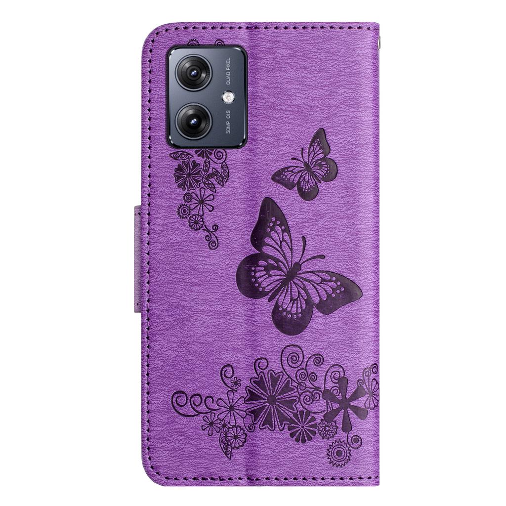 For Samsung Galaxy A06 4G Case Butterflies Flower Leather Wallet Flip Phone Cover