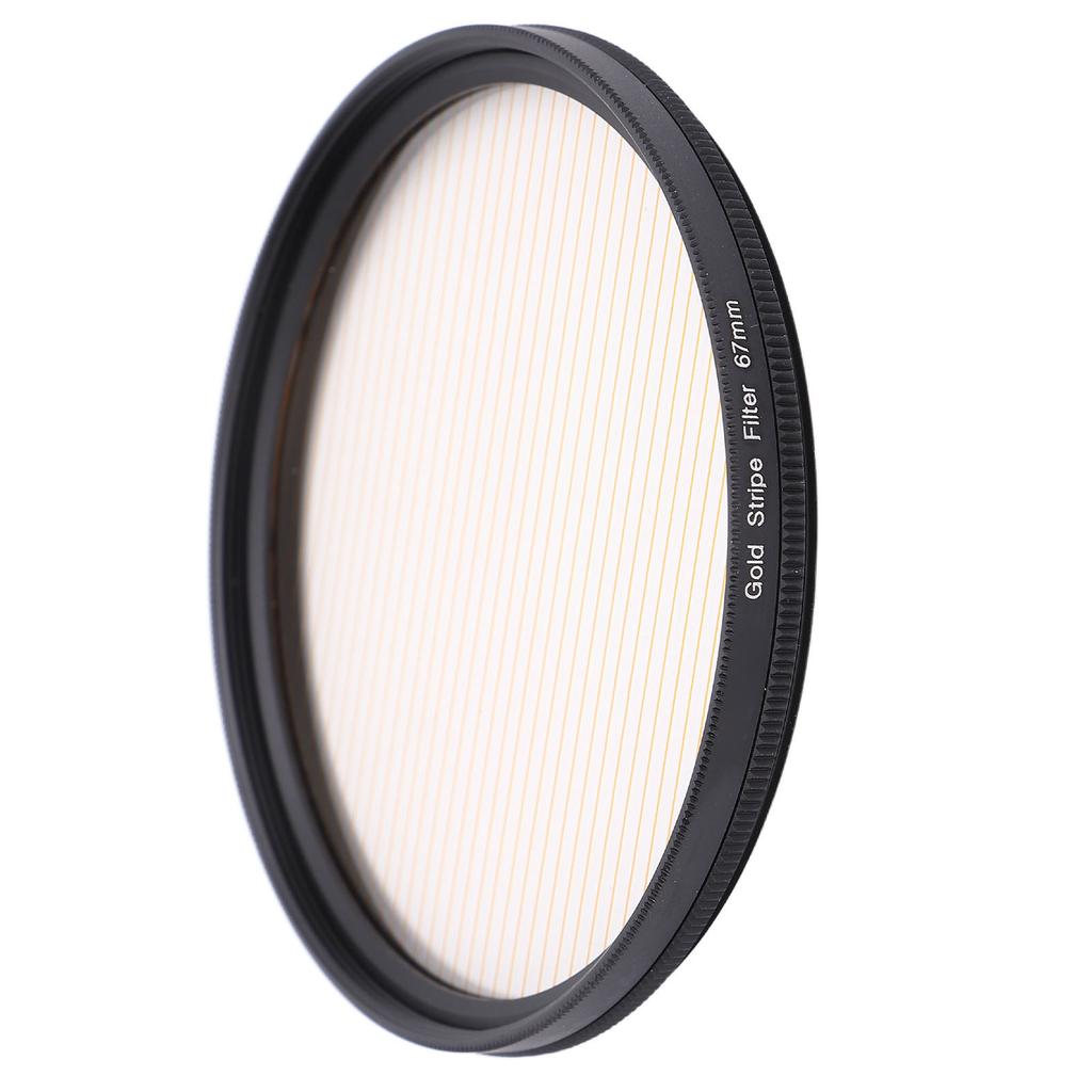 Camera Streak Filter 67mm Optical Glass Streak Special Effect Lens Filter with Storage Box for