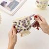 High Value Pastoral Flower Mug Tall Water Cup Girls Office Coffee Cup Personalized Internet Celebrity Ceramic Cup