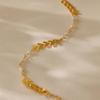 Creative Arrow Chain Minimalist Color Retention Copper Plated 18k Gold Abs Pearl Women Bracelet