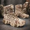 Outdoor Training Men Tactical Boots High-Top Desert Shoes Camouflage Combat Hunting Climbing Hiking Boots Size 39-47