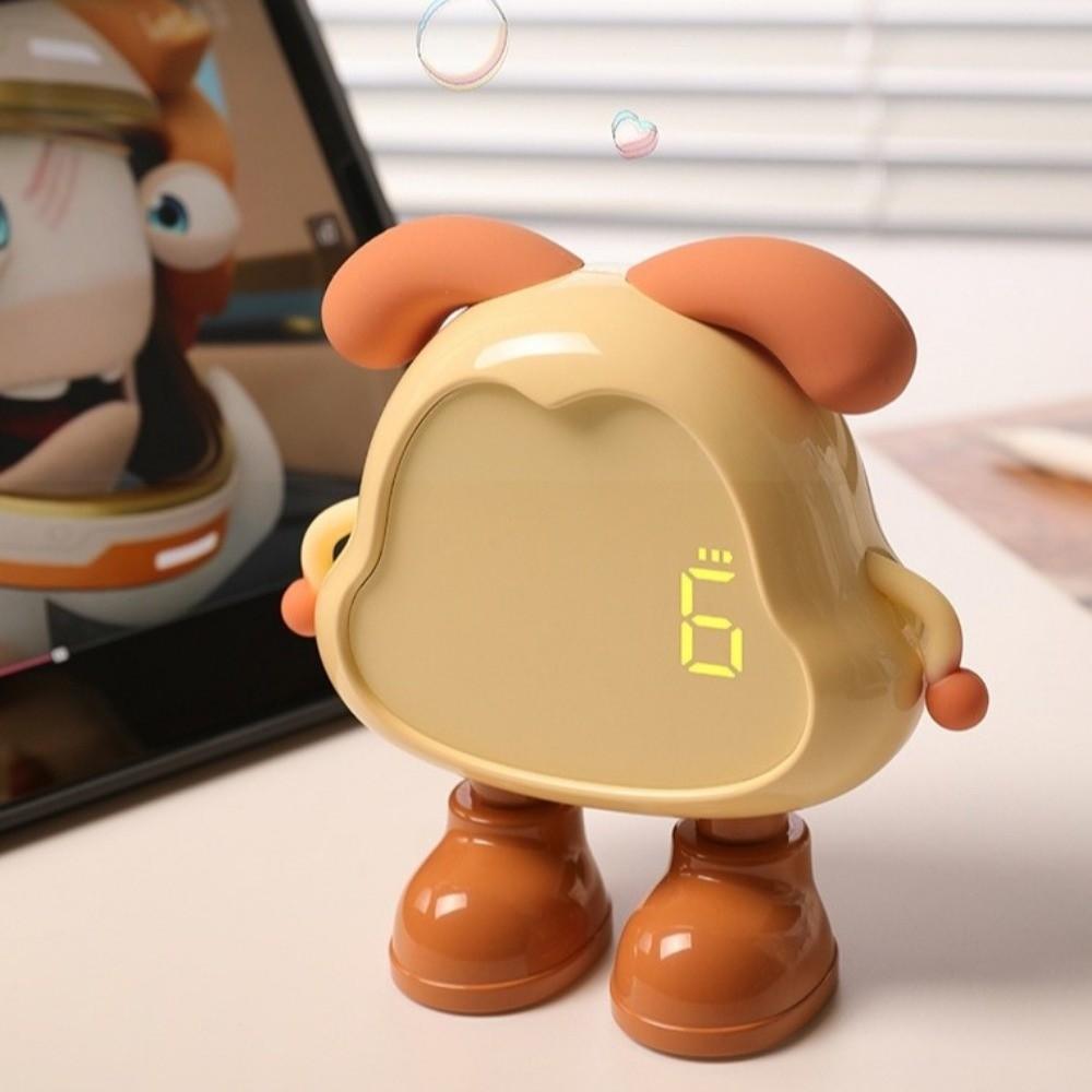 Despertador para Cachorro de Grande Volume Com Luz Relógio de Cabeceira Fofo Luz Noturna Infantil Tempo de Estudo