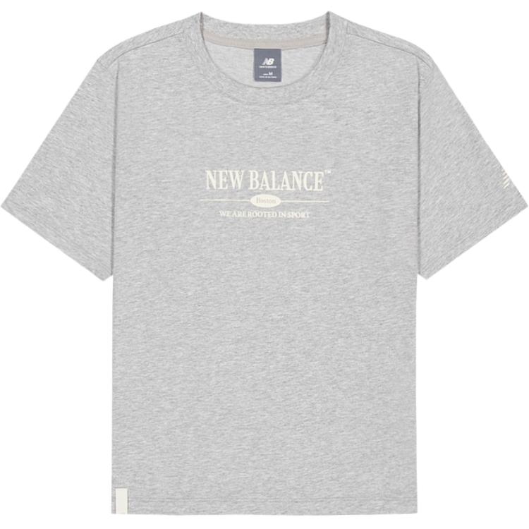 Women's New Balance T-Shirts Women's Crew Neck Moderate Straight Fit