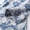 Men's Yarn-Dyed Pure Cotton Gauze Mid-Length Tie-Up Robe with Three-Quarter Sleeves – Spring to Autumn Wear