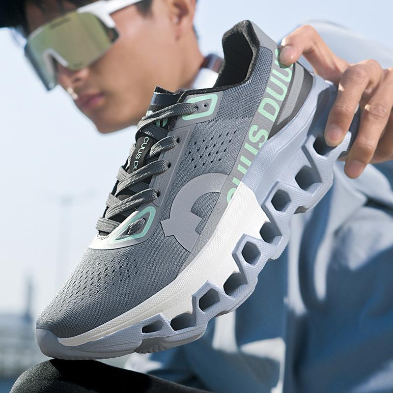 Herren-Laufschuhe, atmungsaktiv, Sport-Sneaker zum Schnüren, bequem, lässig, Wanderschuhe, Sportschuhe für das Training