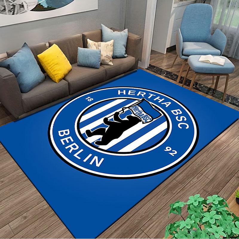 Hertha BSC Logo Carpet suitable as a non-slip mat for the living room or bedroom sofa