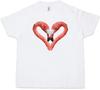FLAMINGO HEART I Kids Boys T-Shirt Love Princess Flamingos Wildlife Fairies Pink