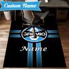 Custom Name Gremio Soccer Crest Design Rug Game Carpet, Floor Mat for Bedroom Living Room Entryway Rug, Home Decor Idea Gift for Christmas birthday