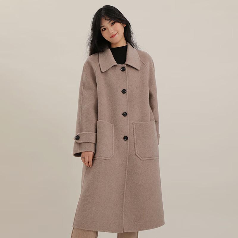 Yiliteng Women's Double-faced Wool Coat YTMDGA022