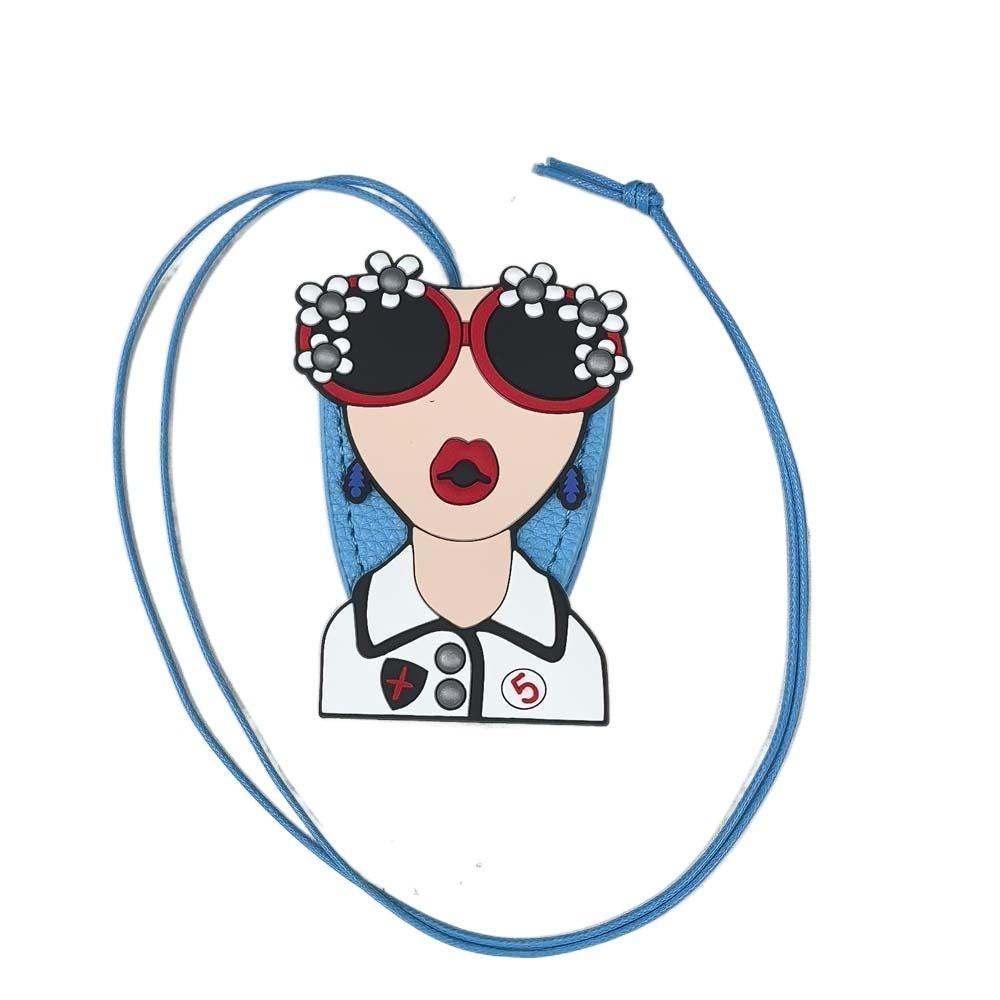 Embroidery Leather Sunglasses Storage Necklace Anti-lost Magnetic Glasses Protective Rope  School