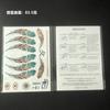 12 Bronzing Tattoo Stickers Set Beach Sexy Metallic Water Transfer Disposable Stickers