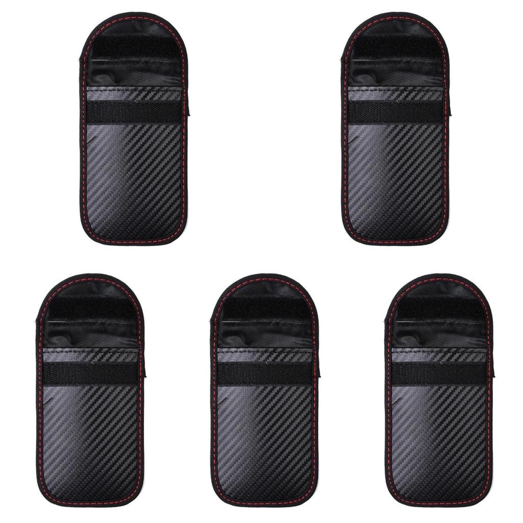 Husă Faraday cu blocare semnal pentru cheie auto, telefon mobil, chei auto, telecomandă, sac de protecție, husă de protecție împotriva radiațiilor și ecranare semnal