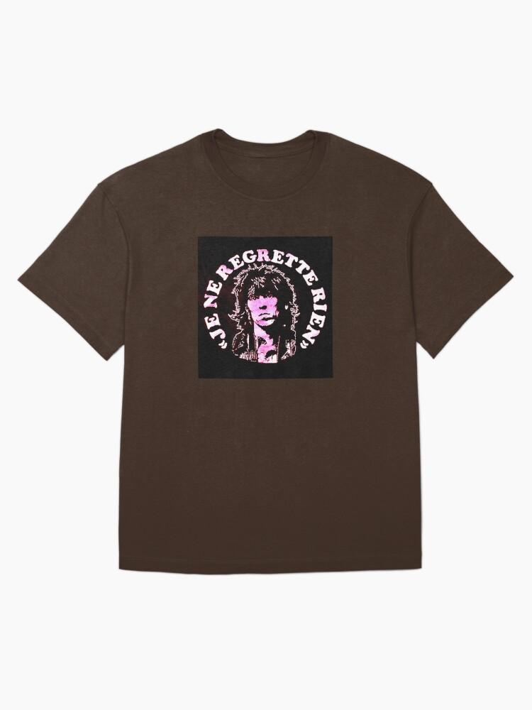 édith Piaf Keith Richards "Je Ne Regrette Rien" Oversized T-Shirt