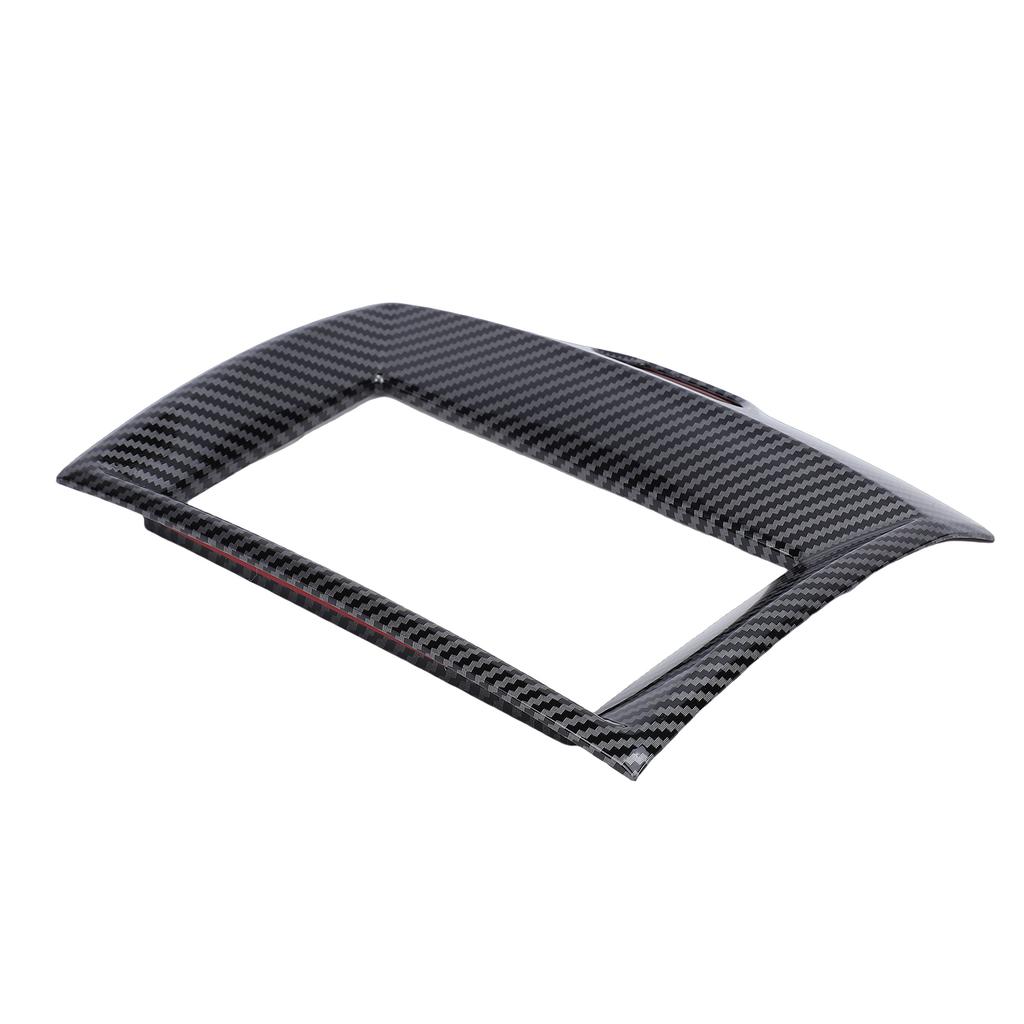 Central Control Navigation GPS Radio Panel Trim Replacement for Ford Ranger 2015 2022 Carbon Fiber Style