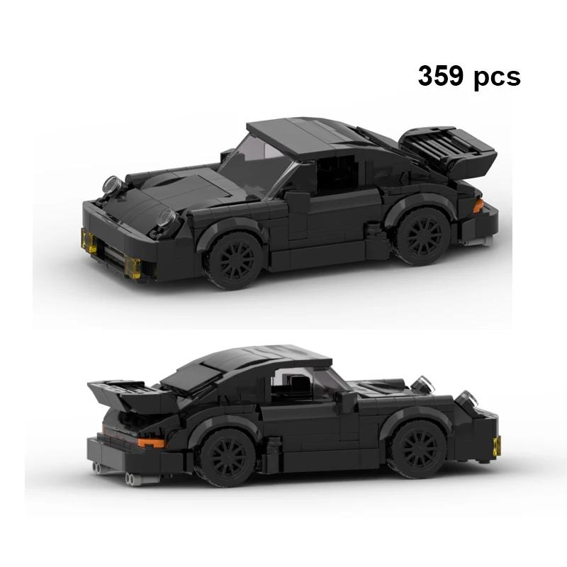 Technické Město Aut Rychlost Závodní Auto Stavebnice Sportovní Auto Garáž Auto Rennau Voiture MOC Kreativní Vozidlo Hračky