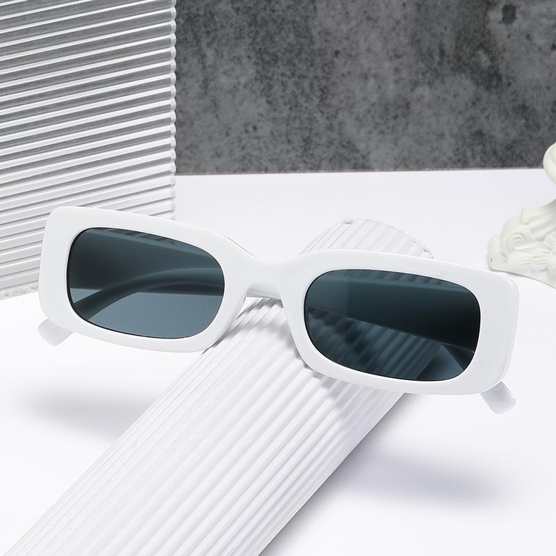 New Fashion Square Sunglasses Men Rectangle Sun Glasses Male Retro Black Lens Driving Fishing Uv400