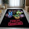 Tappeto Area Antiscivolo Horror Freddy F-FNAF Giochi Soggiorno Tappeto Morbido per Camera da Letto Stanza dei Giochi dei Bambini Divano, Zerbino Decorazione per la Casa Regalo
