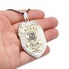 Game Raccoon City Police Badge Pendant Necklace Keychain Gifts Jewelry Accessories