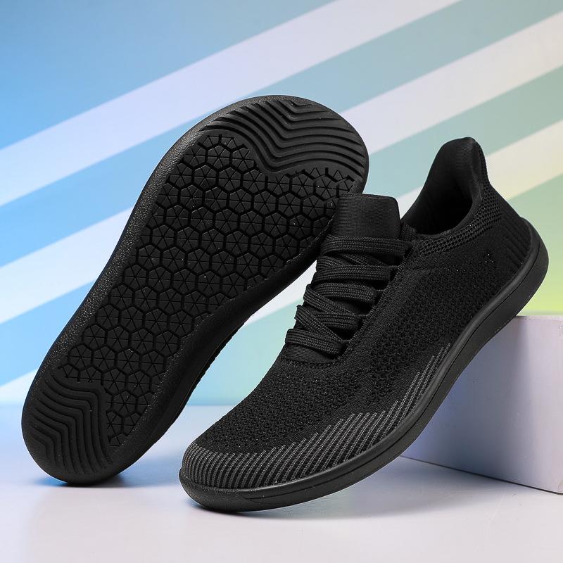Breathable Fly-woven Shoes Lightweight Cycling Shoes Men's and Women's Sports Fitness Skipping Rope Wide Head Casual Shoes Outdoor Mountaineering