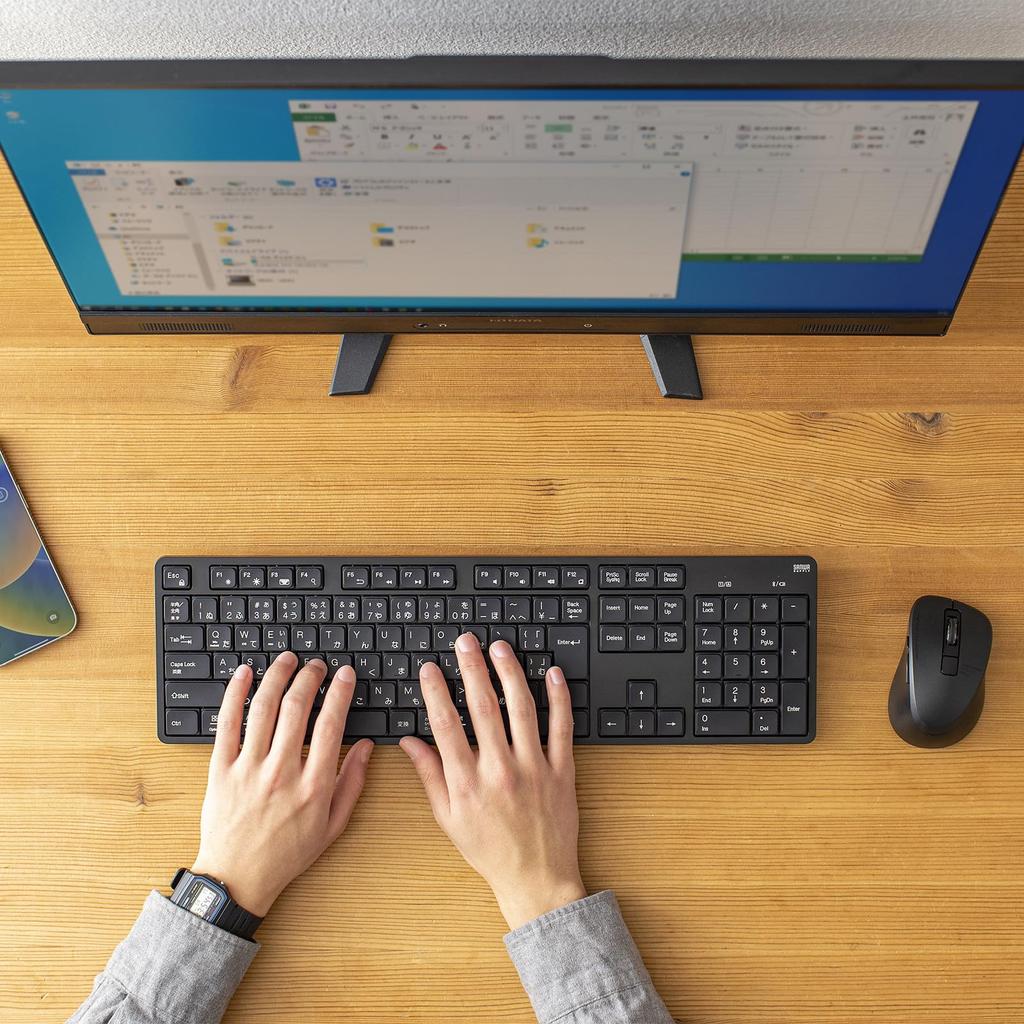 Sanwa Supply Silent Bluetooth Keyboard with Numeric Keypad SKB-BT37BK