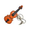 Violin Musical Instrument Genuine Leather Bag Charm VANCA CRAFT Leather Story (Handmade in Japan)