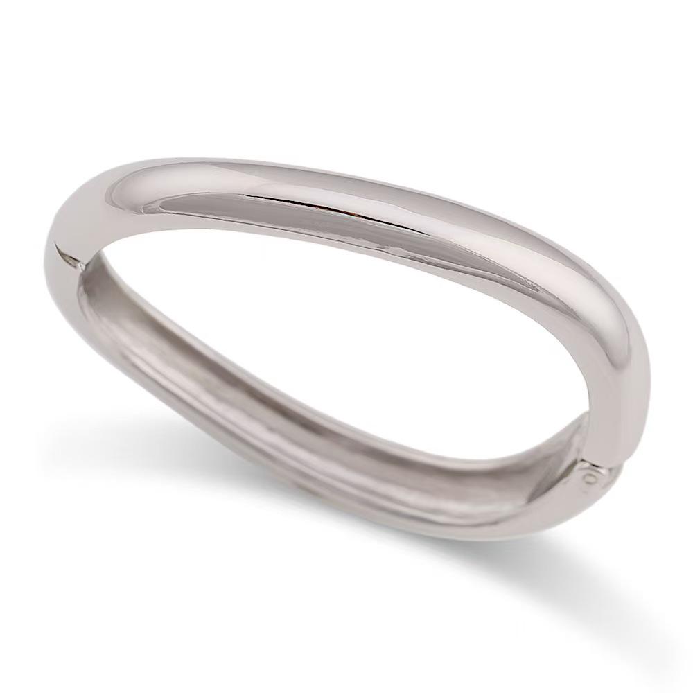 Set di Bracciali Aperti Geometrici ad Arco Europei-Americani