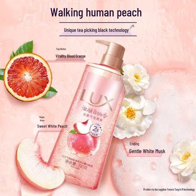 Lux White Peach Refreshing 2-in-1 Shower Gel (2-Pack)