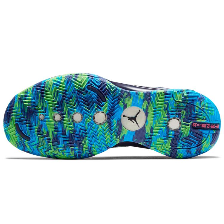 Air Jordan 34 Low Pf Regency Purple 'Blue Green' Women's CZ7746-500